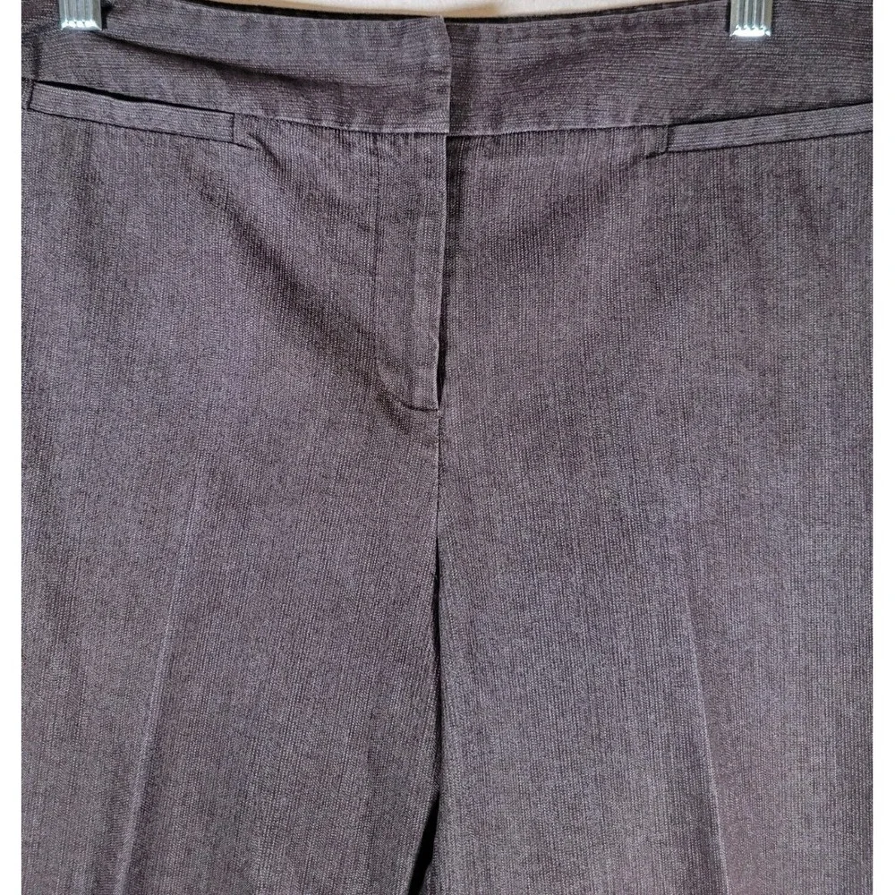 La Vita cropped wide leg Pants pin stripe Business Casual Dress trousers size 8‎